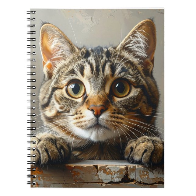Caderno Espiral Gato fofo (Frente)