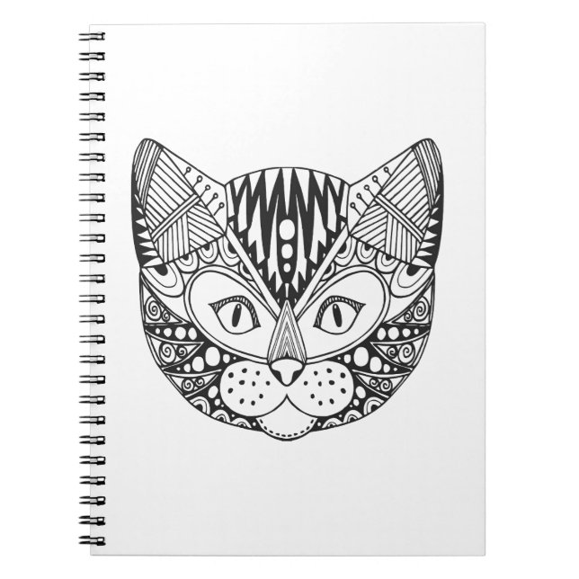 Caderno Espiral Gato inspirado (Frente)