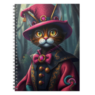 Caderno Espiral Gato Mago Papel