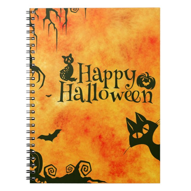 Caderno Espiral gato malhado (Frente)