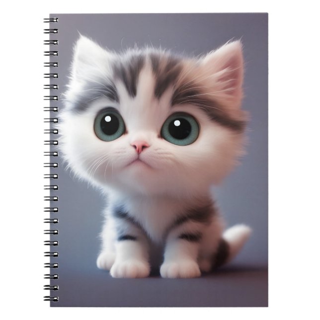 Caderno Espiral Gato muito bonito (Frente)