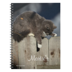 Caderno Espiral Gato na cerca (9)