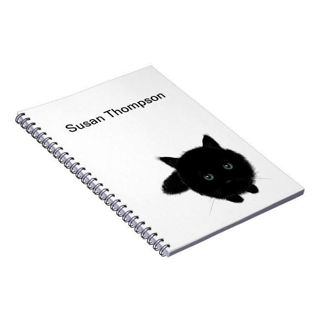 Caderno Espiral Gato Negro (Lado Direito)