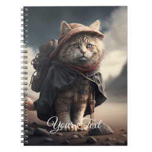 Caderno Espiral Gato peregrino.