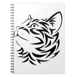 Caderno Espiral gato preto