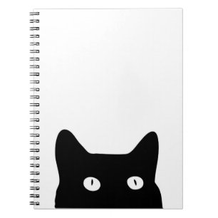 Caderno Espiral Gato preto