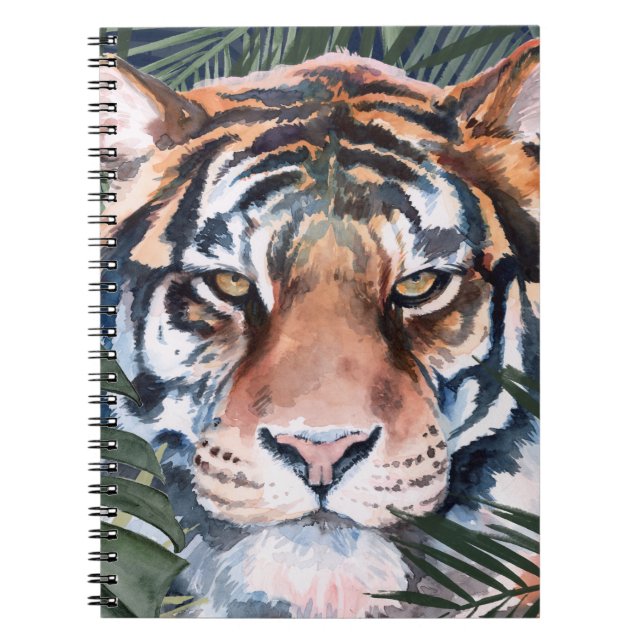 Caderno Espiral Gato Selvagem - Tigre (Frente)