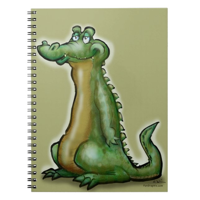 Caderno Espiral Gator Dude (Frente)