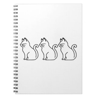 Caderno Espiral Gatos
