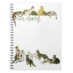 Caderno Espiral Gatos, Alexandre Steinlen