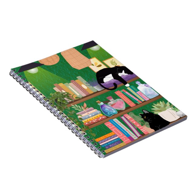 Caderno Espiral Gatos da livraria (Lado Direito)