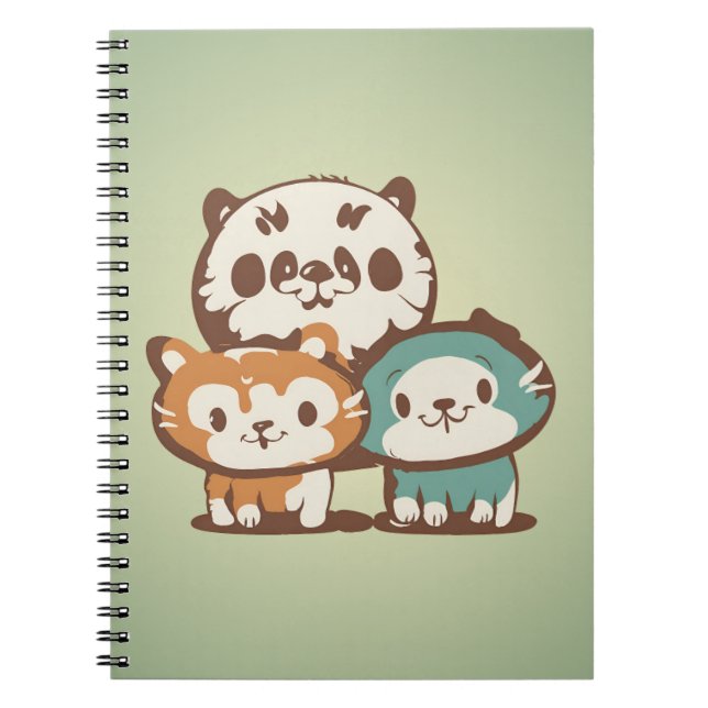 Caderno Espiral Gatos de conforto (Frente)