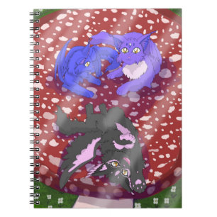 Caderno Espiral Gatos de fada