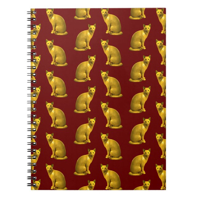 Caderno Espiral Gatos do ouro (Frente)