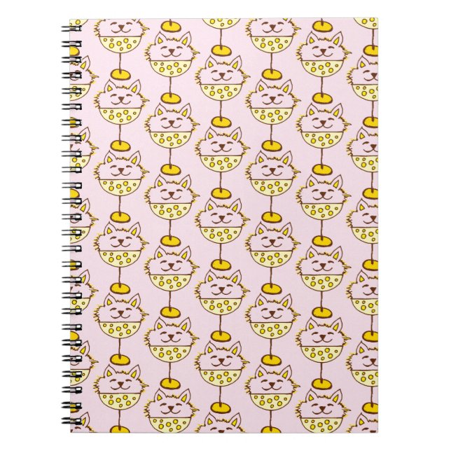 Caderno Espiral Gatos do sorvete II (Frente)