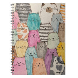 Caderno Espiral Gatos - Gatos - Gatos!