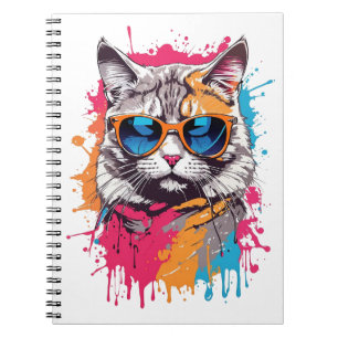 Caderno Espiral Gatos legal: "Me Chame de Apolo"