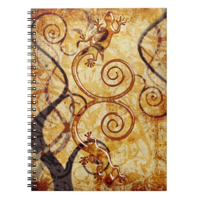 Caderno Espiral Gecko Spiral Twins (Frente)