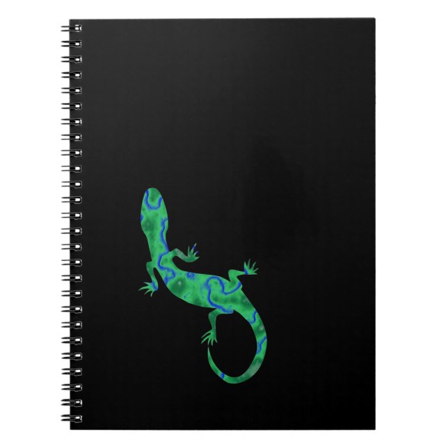 Caderno Espiral Gecko Verde (Frente)
