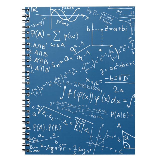 Caderno Espiral Geek Matemático, Padrão de Resolução de Problemas  (Frente)