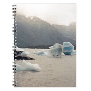 Caderno Espiral Gelo azul