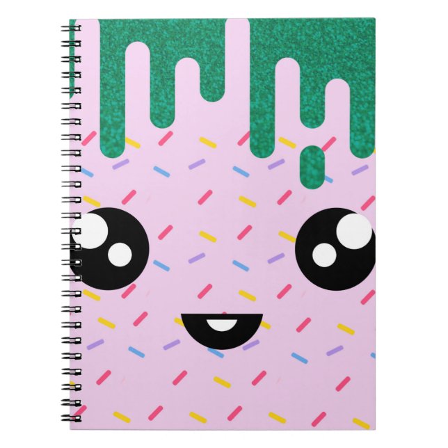 Caderno Espiral gelo engraçado (Frente)