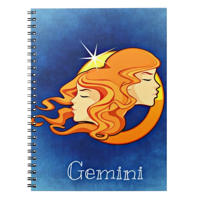 Caderno Espiral Gêmeos, Gemelli (Frente)