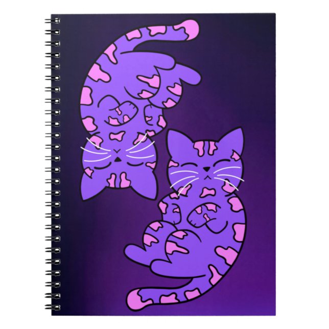 Caderno Espiral Gemini Kittens (Frente)