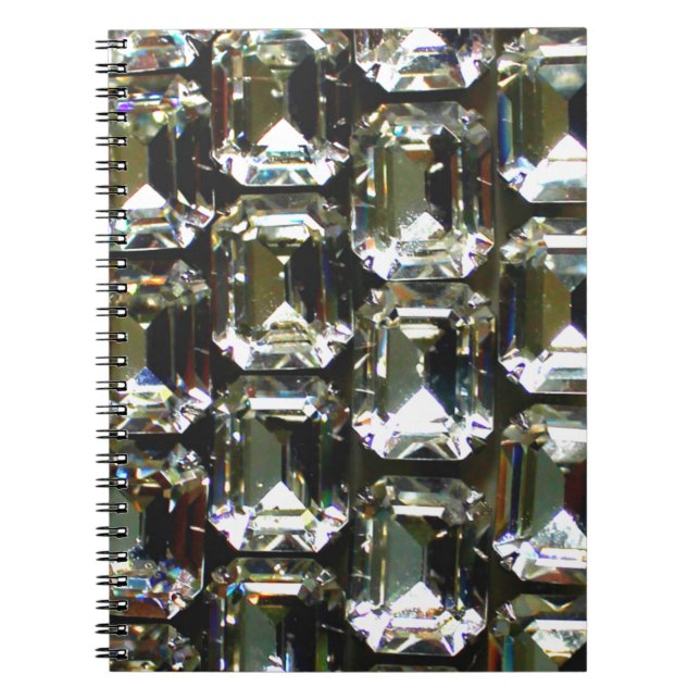 Caderno Espiral Gemstones de Ouros Elegantes (Frente)
