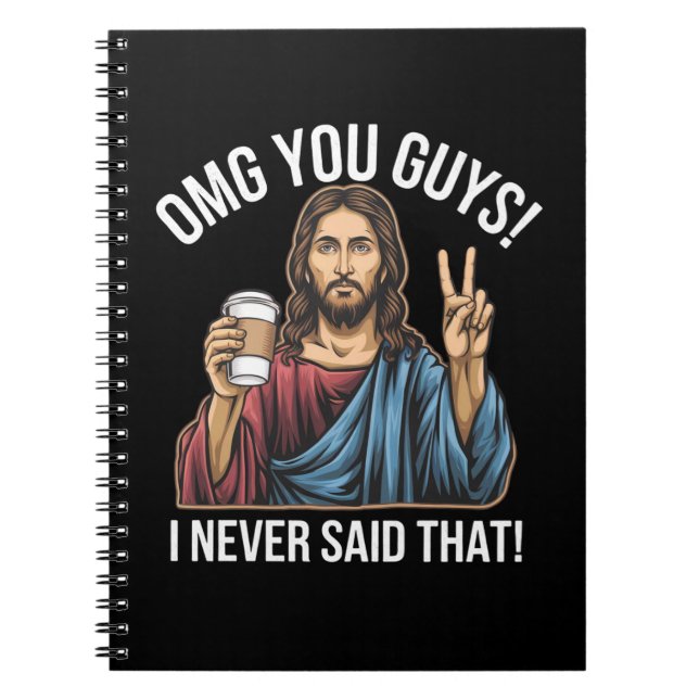 Caderno Espiral Gente, eu nunca disse aquilo (Frente)