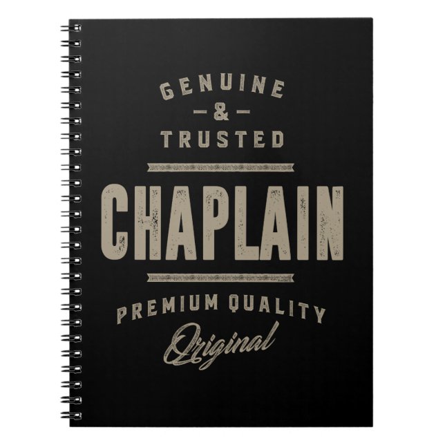 Caderno Espiral Genuine Chaplain (Frente)