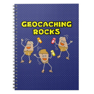 Caderno Espiral Geocaching Rocks