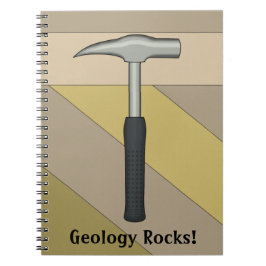 Caderno Espiral Geologia Rocks! Rock Hammer