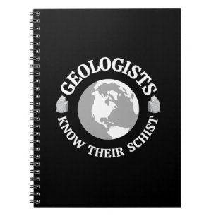 Caderno Espiral Geólogo Conhece Seu Espetáculo