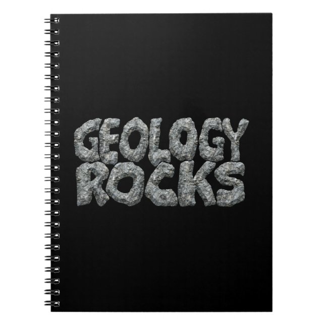 Caderno Espiral Geology Rocks - Earth Science Pun (Frente)