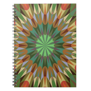 Caderno Espiral Geometria da Retro Terrestre