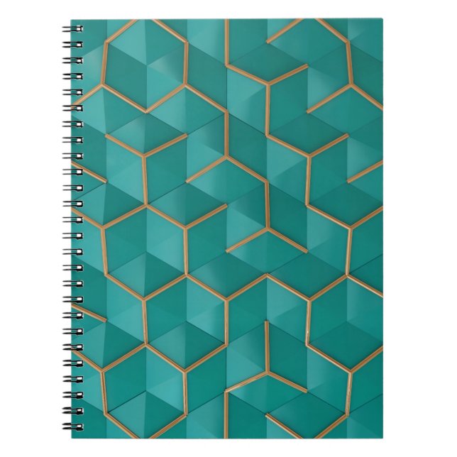 Caderno Espiral geométrico (Frente)