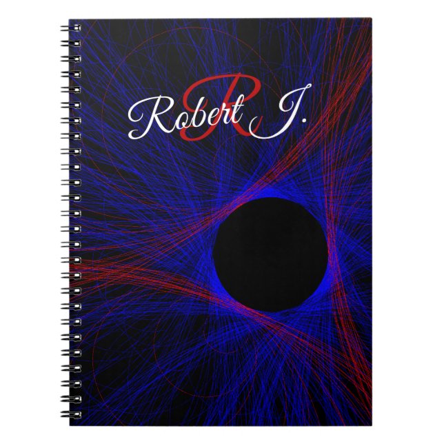 Caderno Espiral Geométrico de Triângulo Acentuado (Frente)