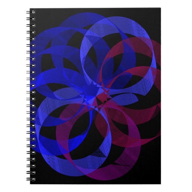 Caderno Espiral Geométrico Figura 8 (Frente)