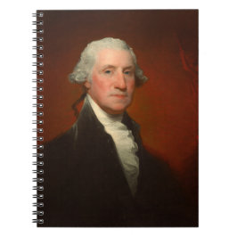 Caderno Espiral George Washington Portrait