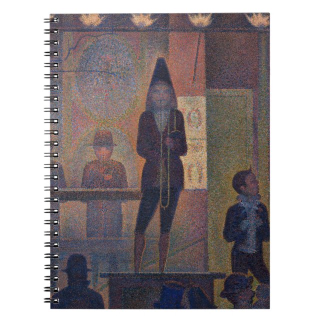 Caderno Espiral Georges Seurat - Apresentação do Circo (Frente)