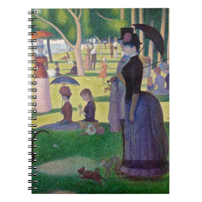Caderno Espiral Georges Seurat - Domingo em La Grande Jatte (Frente)