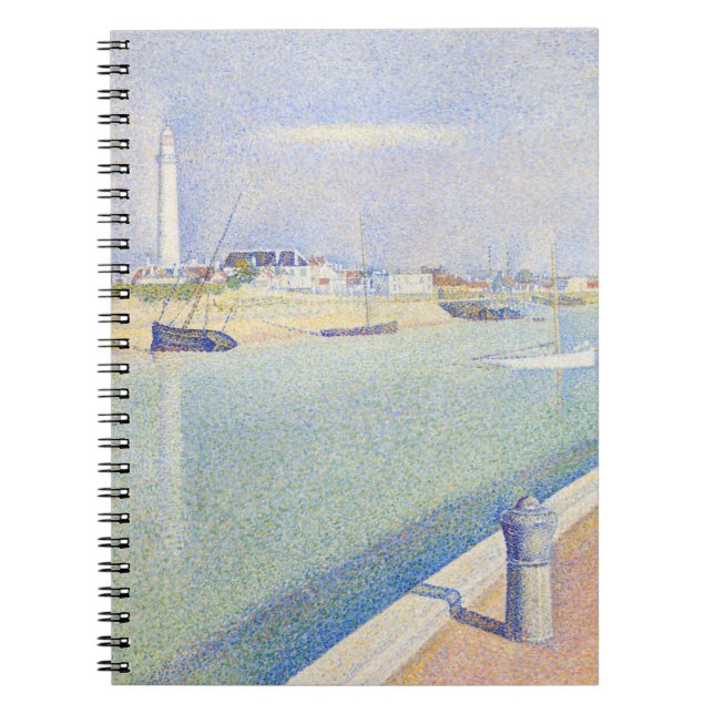 Caderno Espiral Georges Seurat - O Canal das Gravelinas (Frente)