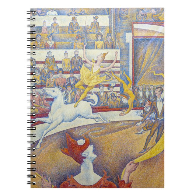 Caderno Espiral Georges Seurat - O Circo (Frente)