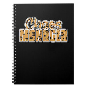 Caderno Espiral Gerente de Frente de Escritório de Pessoal