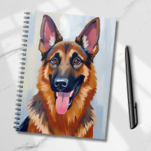 German Shepherd | Dog Watercolor Pet 