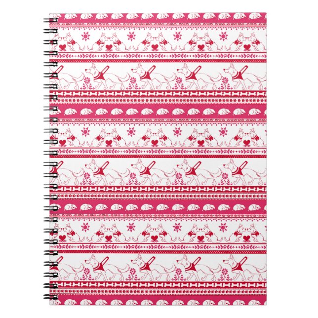 Caderno Espiral German Shepherd Guide Dog Tale Plain Notebook (Frente)