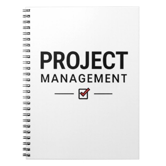 Caderno Espiral Gestão de Projetos (Frente)