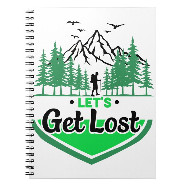 Caderno Espiral get lost (Frente)