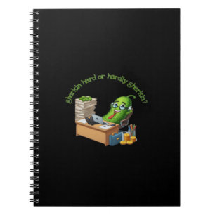 Caderno Espiral Gherkin Duro Ou Mal Gherkin